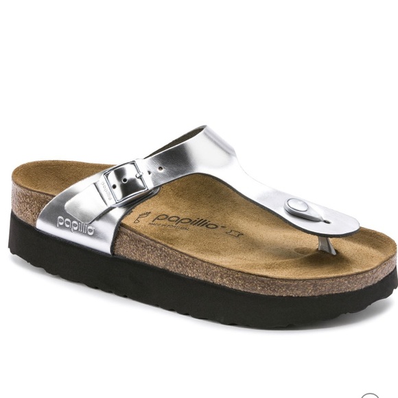 birkenstock papillio metallic